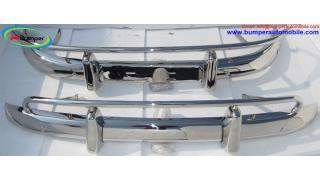 Volvo PV 544 US type bumper (1958-1965) in stainless steel