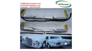 Mercedes Benz W108 W109 bumpers with rubber