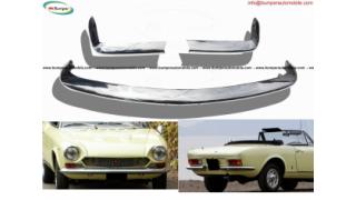 Fiat 124 Spider bumper (1966–1975) in stainless steel  (Fiat 124 Spide