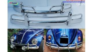 Volkswagen Beetle USA style bumper (1955-1972) by stainless steel  