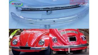 Volkswagen Beetle bumpers 1975 and onwards by stainless steel  