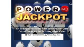 Powerful Lottery spells To win Jackpot  ☎ @ +27-73-479-3788 