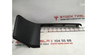 22 Center panel trim lower right PVC B BLACK Tesla model X, model S RE