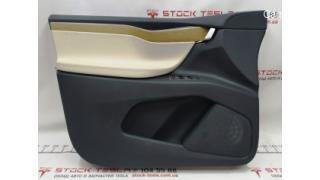 1 Front left door card assembly PREM PUR CREAM (damaged) Tesla model X