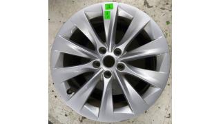 1 WHEEL, 19x8.0 ET40 - SILVER SLIPSTREAM Tesla model S, model S REST 1