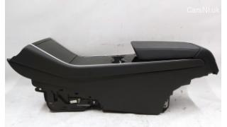 1 Center Console Armrest Black Cup Holder Plastic Black without Rear T