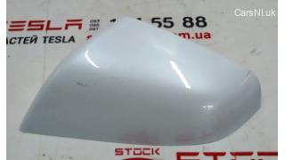 6 Upper left exterior mirror cover (shell) PPSW (damaged) Tesla model 