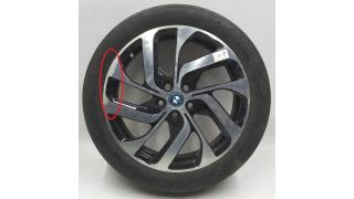 Disc wheel light alloy jet bl.sol.paint