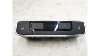 Central console air conditioning control and display panel, rear Audi 