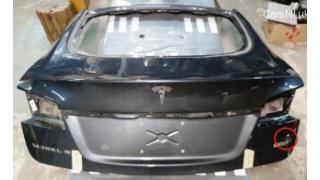 7 Trunk lid (lada) metal PPMR Tesla model S, model S REST 1023722-E0-A