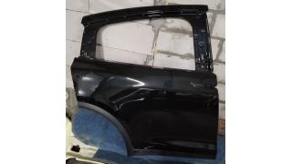 9 Rear right door (metal) assembled with overhead arch, bottom plate, 