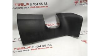 26 Decorative pad under the steering wheel PVC BLACK Tesla model X S R