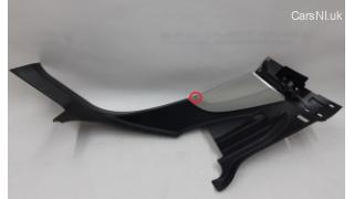 17 C-pillar trim lower right PVC GRAY damaged Tesla model S 1008334-09