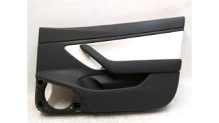 1 M3 DOOR TRIM FRONT, RH LHD ASY, without speaker trim PREM WHITE dama