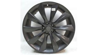 WHEEL, 21X9.0 - GREY TURBINE - REAR damaged Tesla model S, model S RES