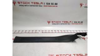 9 Facing of a threshold of a front left door lower with damage Tesla m