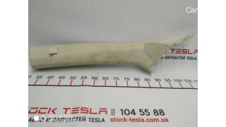 1 A-pillar trim left TEXTILE (FOG) Tesla model S 1002485-00-J