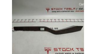 2 ASY DEC TRM DR FR LH FIGURED ASH BURL Tesla model X 1035788-09-C