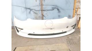 1 M3 FR FASCIA SVC,PEARL WHITE MULTI-COAT-PPSW  (with damage) Tesla mo