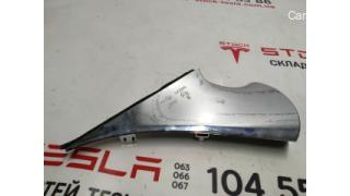 3 Outside mirror bracket pad right lower chrome Tesla model S, model S