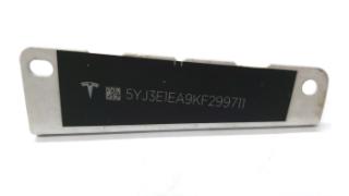 2 VIN PLATE Tesla model 3 1006865-00-C