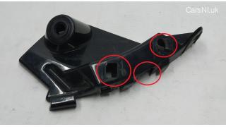 7 Front left bumper guide (shoe) (damaged) Tesla model X 1047092-00-H