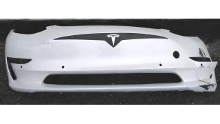 1 M3 FR FASCIA SVC,PEARL WHITE MULTI-COAT-PPSW  (with damage) Tesla mo