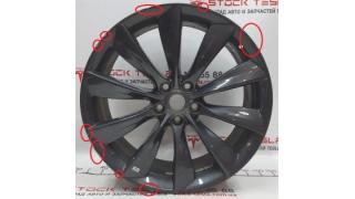 WHEEL, 21X8.5 - GREY TURBINE with damage Tesla model S, model S REST 1