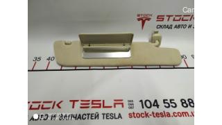 1 Sun visor right TEXTILE Tesla model S, model S REST 1050620-00-A