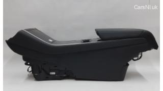 1 Center Console Armrest Black Cup Holder Plastic Black without Rear T