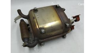 Main rear muffler assembly with mounting brackets (rubber hinges) and 