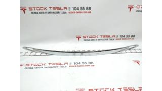 10 Trim TESLA trunk lid chrome (with letters) Tesla model S, model S R