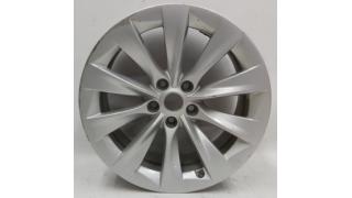 WHEEL, 19x8.0 ET40 - SILVER SLIPSTREAM with damage Tesla model S, mode