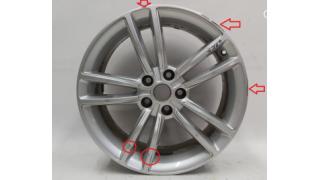 WHEEL, 19x8.0 - SILVER with damage Tesla model S, model S REST 1054040