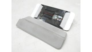 2 Illumination of sun visor right with bracket and magnet assembly Tes