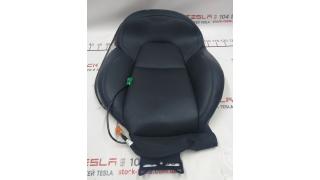 3 Heated passenger seat back cover PREM PUR BLK (damaged) Tesla model 