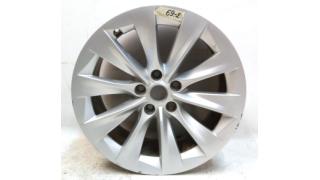 1 WHEEL, 19x8.0 ET40 - SILVER SLIPSTREAM damaged Tesla model S, model 