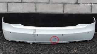 1 MS REAR FASCIA UNPAINTED ASY, 4 PARK ASSIST, SRVC without parking se