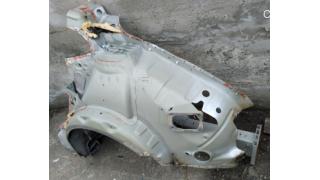 21 Rear left quarter cup assembly with wheel arch body panels and RWD 