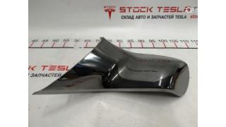 8 Trim chrome 2nd row of seats left inner Tesla model X 1062963-00-B