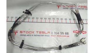 7 Air conditioner pipe R134A damaged Tesla model X 1032423-00-E