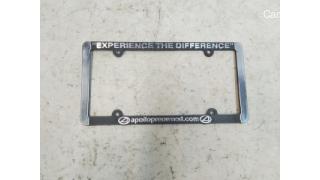 5 REAR LICENSE PLATE FRAME, "EXPERIENCE THE DIFFERENCE" Tesla model Y 