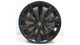 4 WHEEL, 21X8.5 - BLACK TURBINE 21x8.5 J with damage Tesla model S, mo