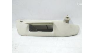 1 Sun visor right ALC WHT Tesla model S, model S REST 1050620-01-A