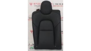 3 Seat backrest 2nd row single (PUR BLK) Tesla model 3 7654332-01-B