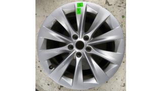 WHEEL, 19x8.0 ET40 - SILVER SLIPSTREAM Tesla model S, model S REST 107