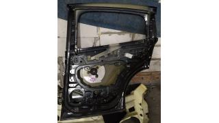 Rear right door (metal) assembled with overhead arch, bottom plate, in