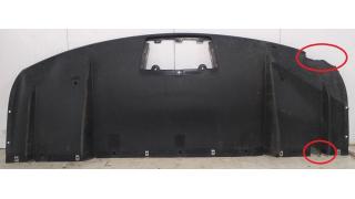 3 Diffuser rear lower bumper damaged Tesla model X 1058356-00-C